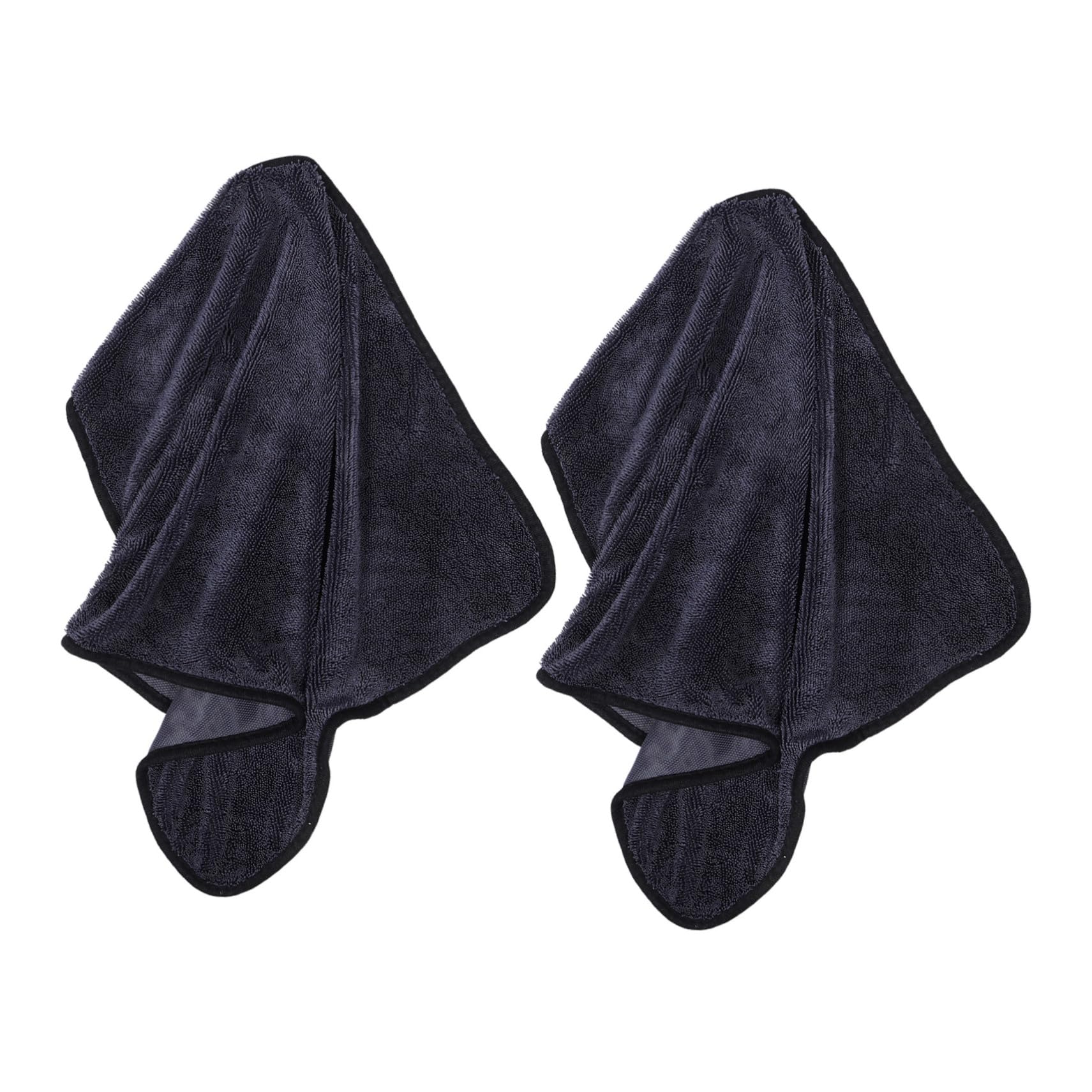 BCOATH 2pcs Dual Sided Car Drying Towels Ultrafine Fiber Absorbent Cleaning Cloth for Car Windows Versatile Auto Wash Rag for Efficient Water Absorption and Quick Drying