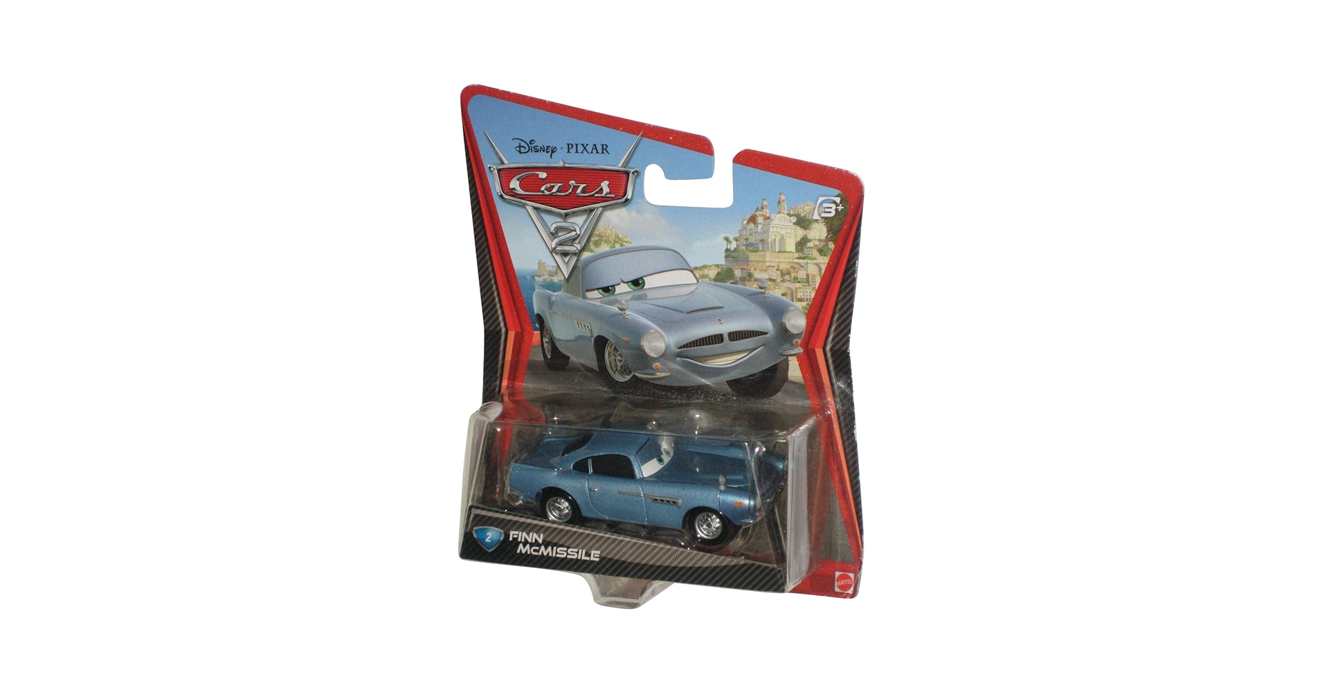 Cars Mattel　ミニカー　フィン　マックミサイル　リーランド　ターボ フィンマックミサイルからリーランドターボ。カーズ2序盤から