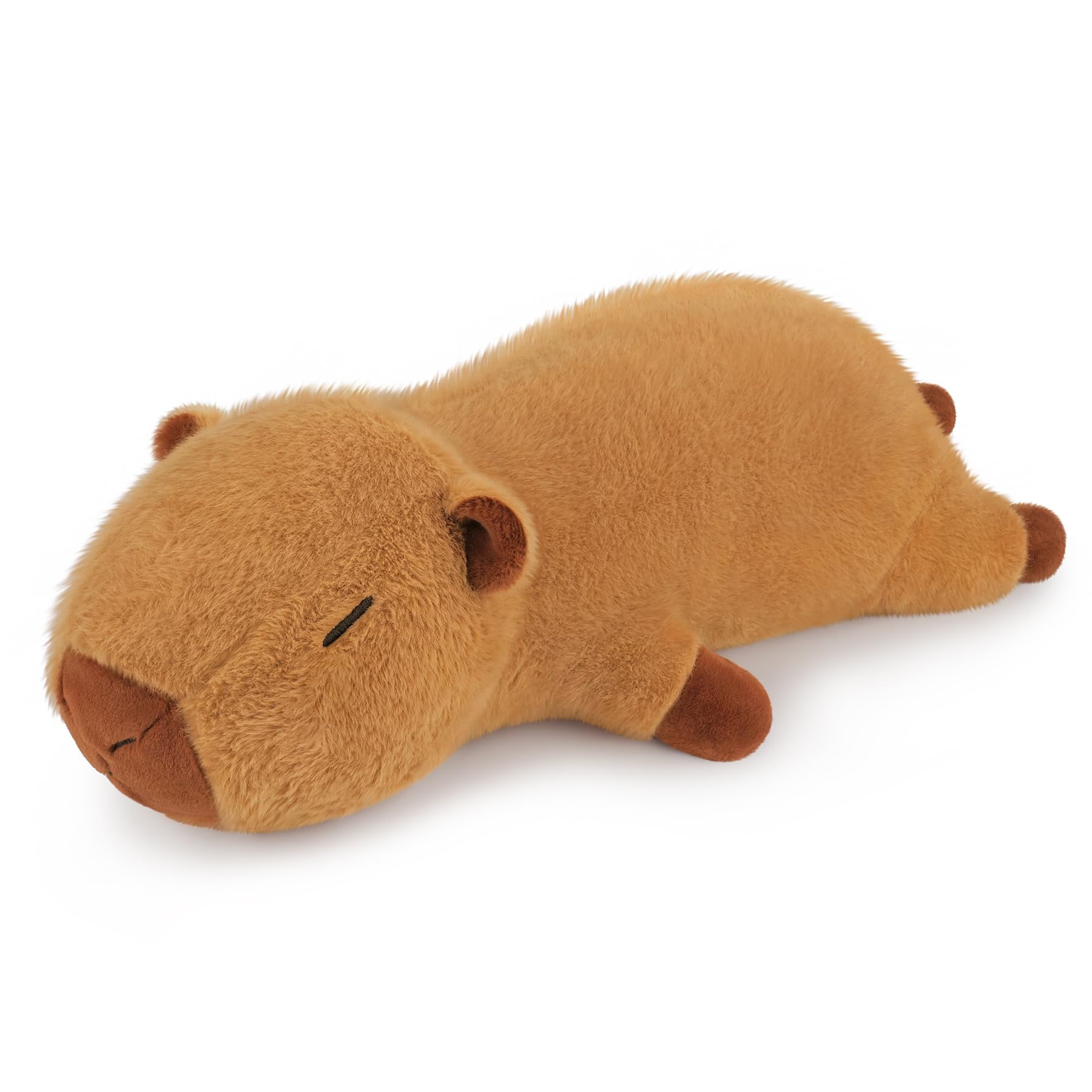 Capybara Weighted Plush Weighted Stuffed Animal 5lb 2.3kg Animal Plush Large Capybara Stuffed Animals for Adults Anxiety Relief Cuddly Toy Hugging Pillow Birthday Gift Soft Plush Toy for Comfort