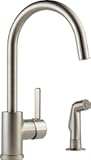 Peerless Precept Single-Handle Kitchen Sink Faucet with Side Sprayer, Stainless P199152LF-SS