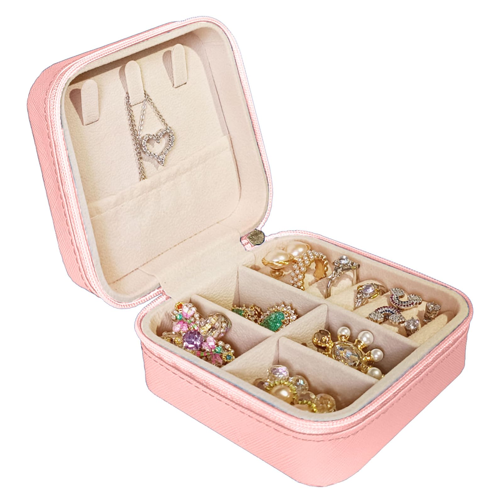 Small Travel Jewelry Box Portable Mini Jewelry Leather Box Jewelry Ring Organizer Case Storage Holder Gift Boxes for