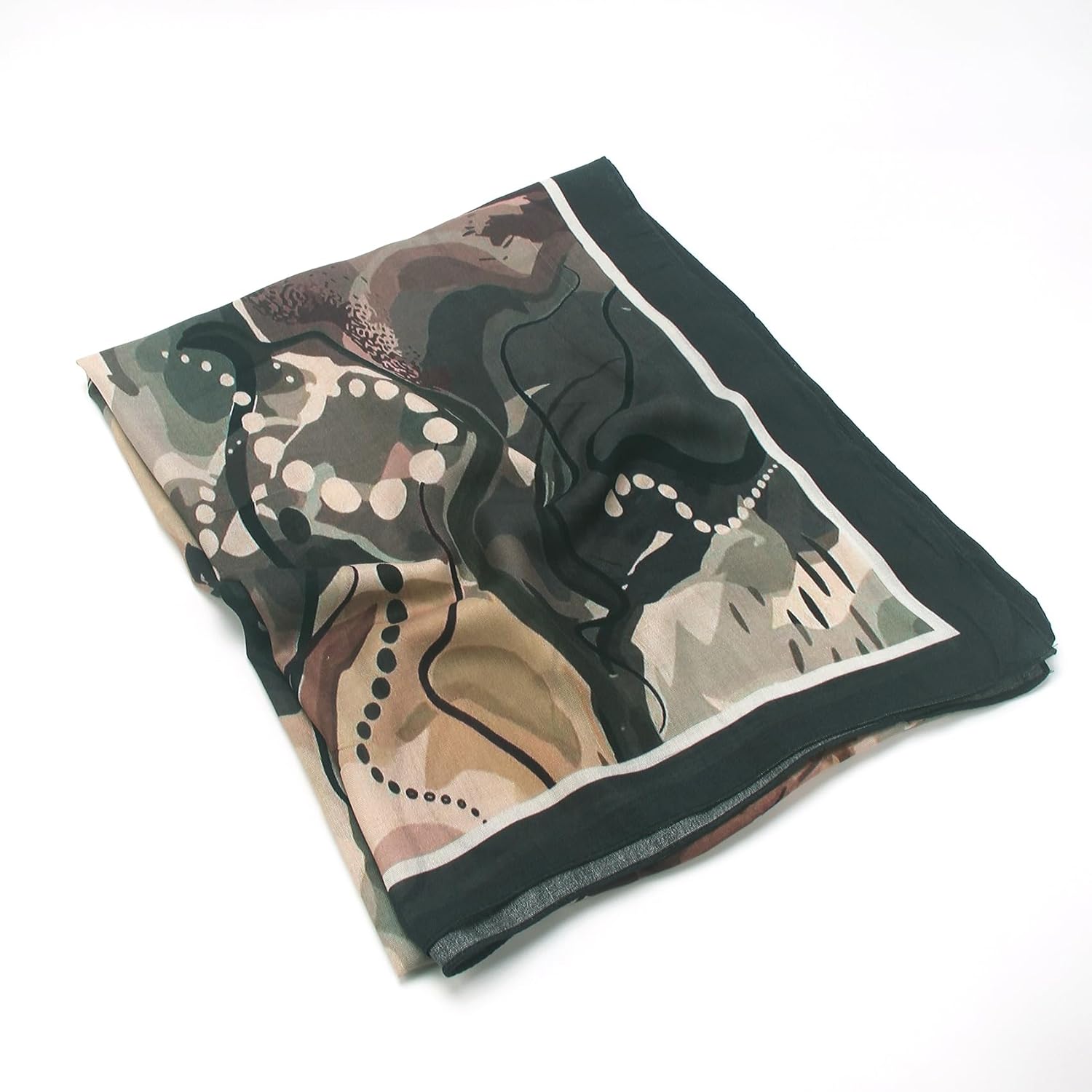 Boho Scarf Hijab for Women Lightweight Floral Printed Scarves Fall Winter Fashion Shawl wraps - Image 5