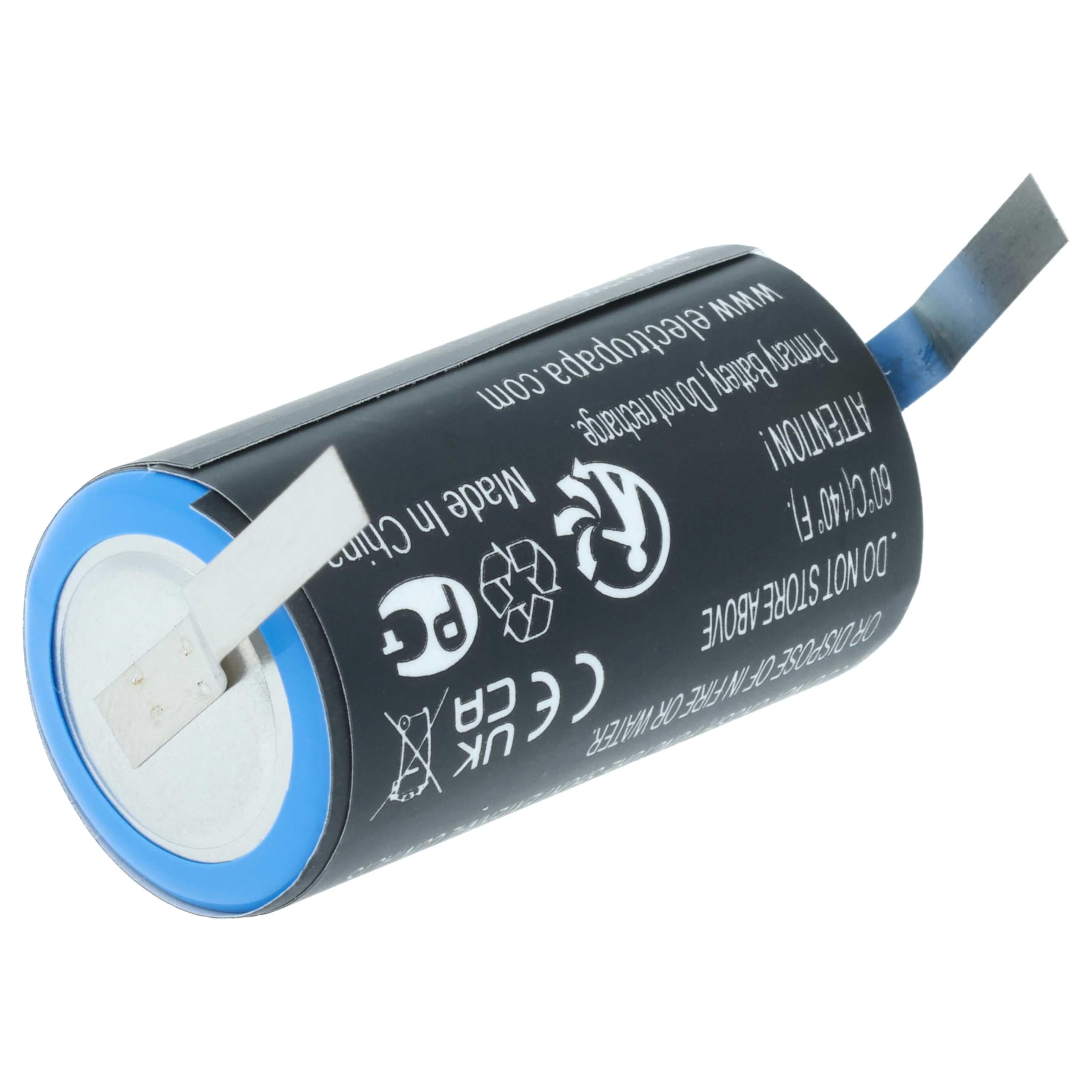 vhbw 10x Batteria compatibile con Omron RQANS1 3G2A9BAT08 (1600mAh, 3,6V, Li-MnO2)