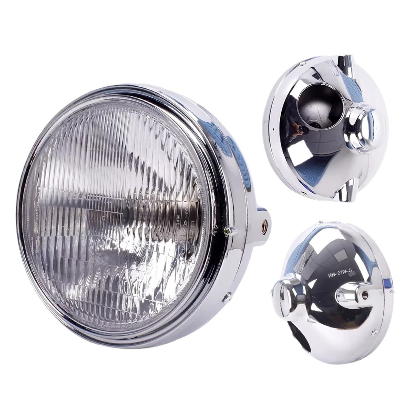 Moto Faro Fanale per Hornet 250 600 900 per CB1100SF CB1300 CB1000 per NT400 NT650 7.8 "35W 12V Moto Rotonda HA Condotto Il Faro H4 Lampada Lampadina