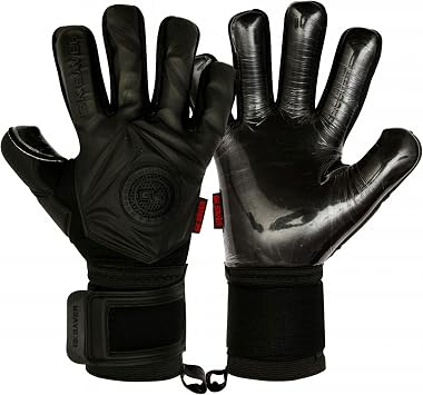 GK Saver Soccer Goalie Gloves Professional 3D Blackout Savefingers Goalkeeper Gloves Size 6 to 11