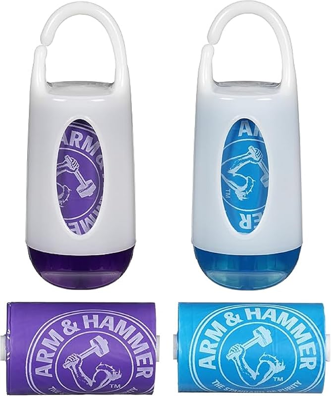Munchkin Arm & HammerDiaper Bag Dispenser and Bags, 2-Count