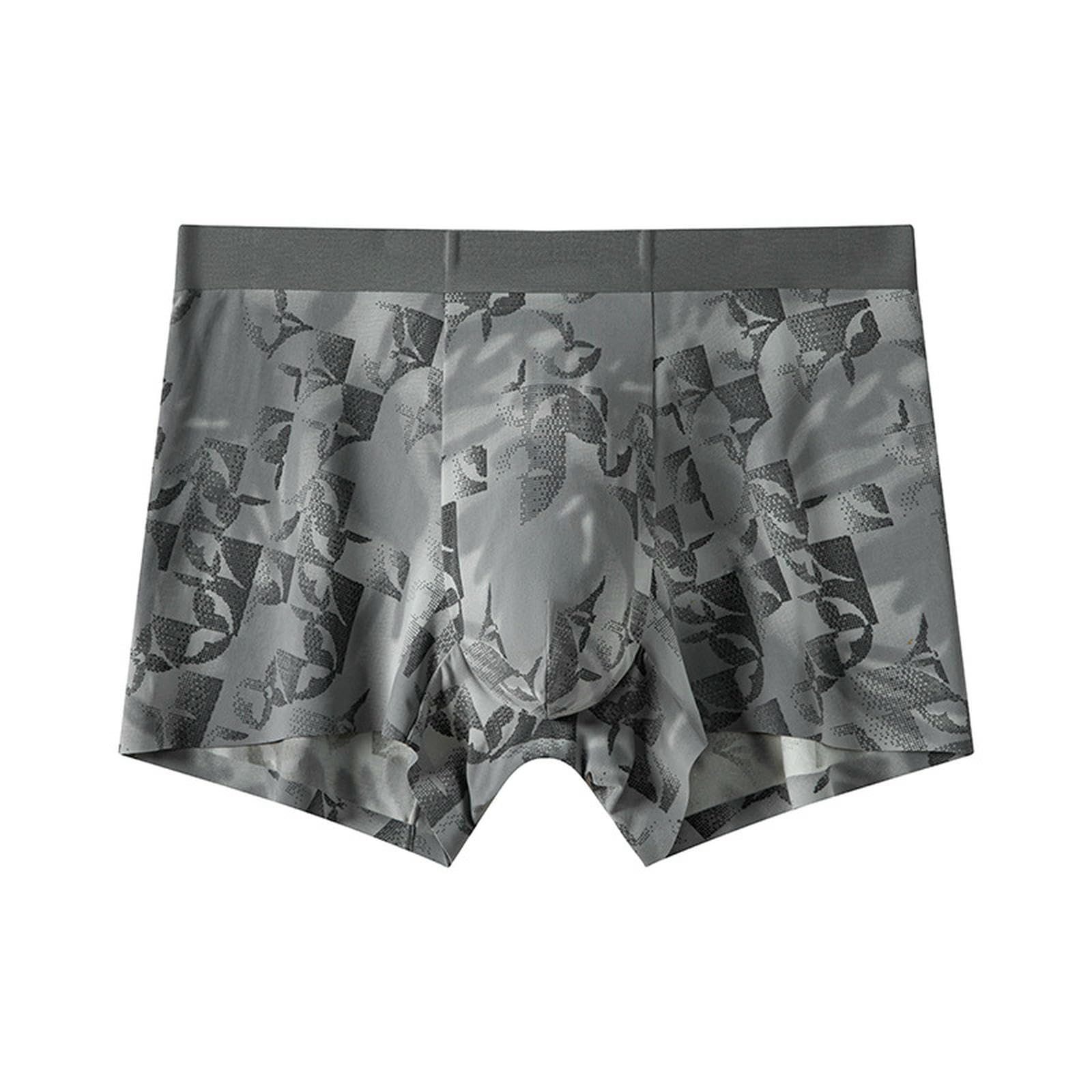 Calzoncillos de seda de hielo antirrozaduras para hombres grandes pack de 3 bóxers XXXL