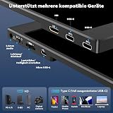 HONGO Portable Screen IPS Laptop Screen USB C Built-in Dual Speakers, Eye Care Portable Display for Laptop/PC/Mac/PS5/4/Xbox with /USB Type C Port & Smart Cover (15-inch 1080) - 4