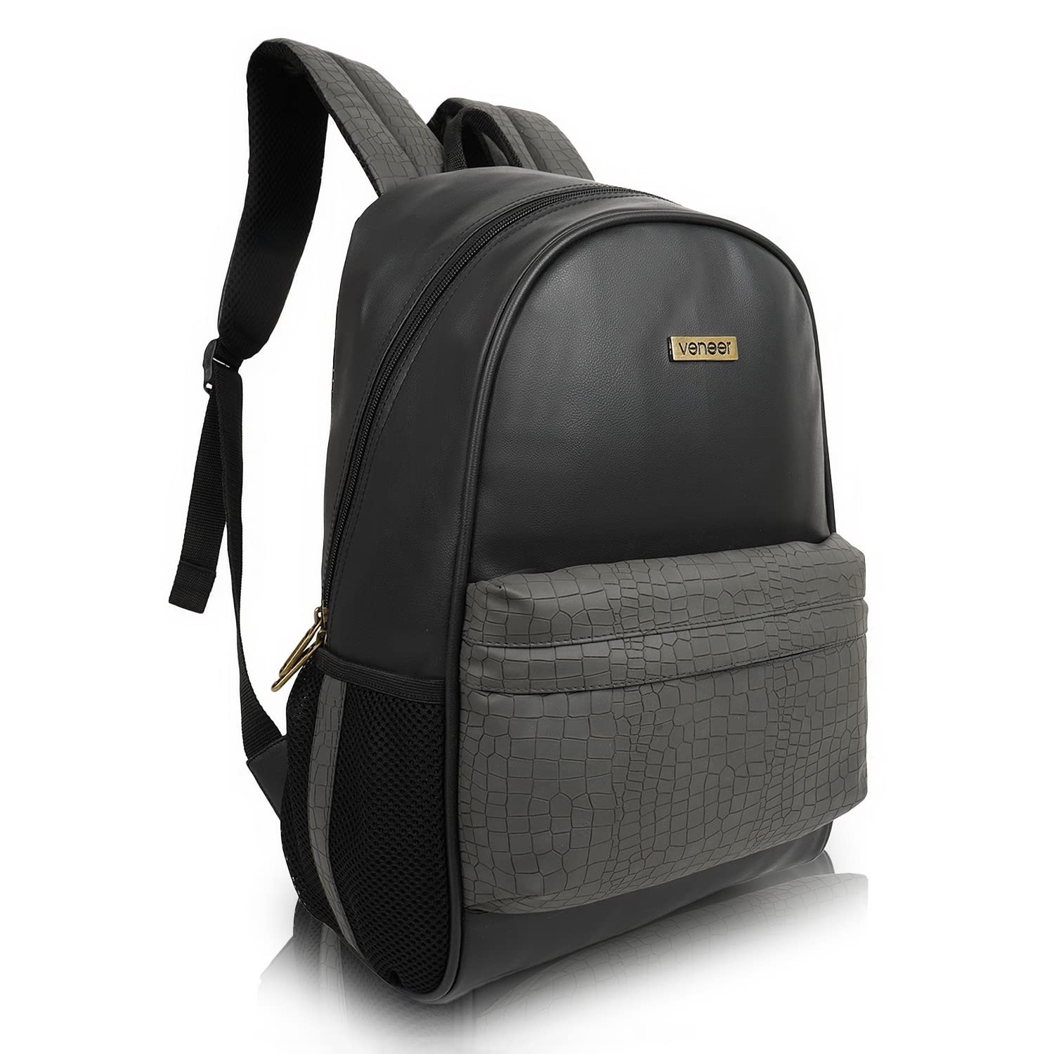 VENEER Synthetic Vegan Leather 15.6 inch 26L Casual Waterproof Laptop Backpack/Office Bag/School Bag/College Bag/Business Bag/Unisex Travel Backpack (B0B2LQVFF2) Amazon Price History, Amazon Price Tracker