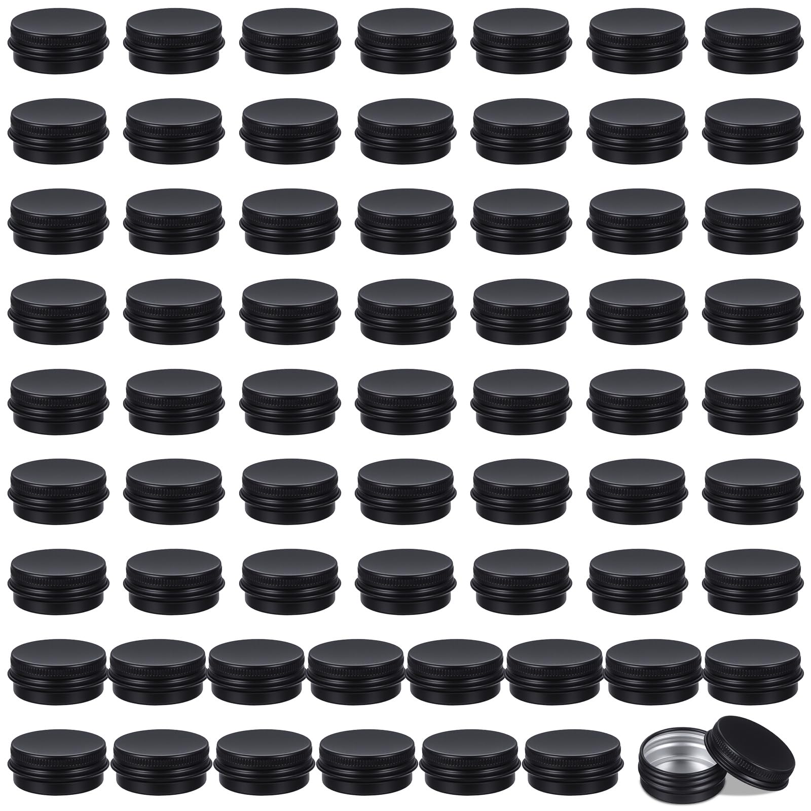 View 1 of 64 Pack 0.5 oz Salve Tins with Lids, Containers with Lids Aluminum