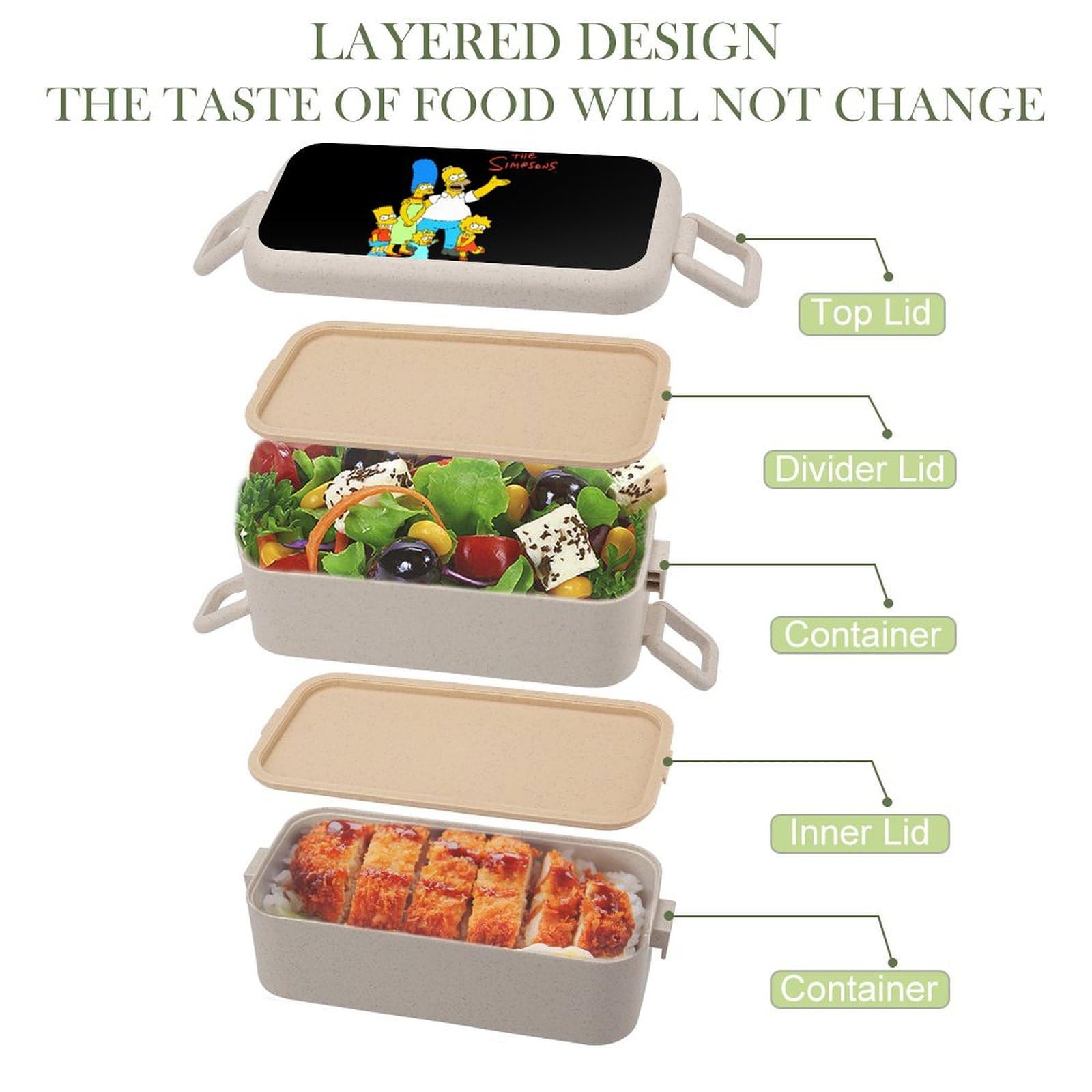 Amazon | ザ・シンプソンズ 弁当箱 ランチボックス 大容量 おしゃれ