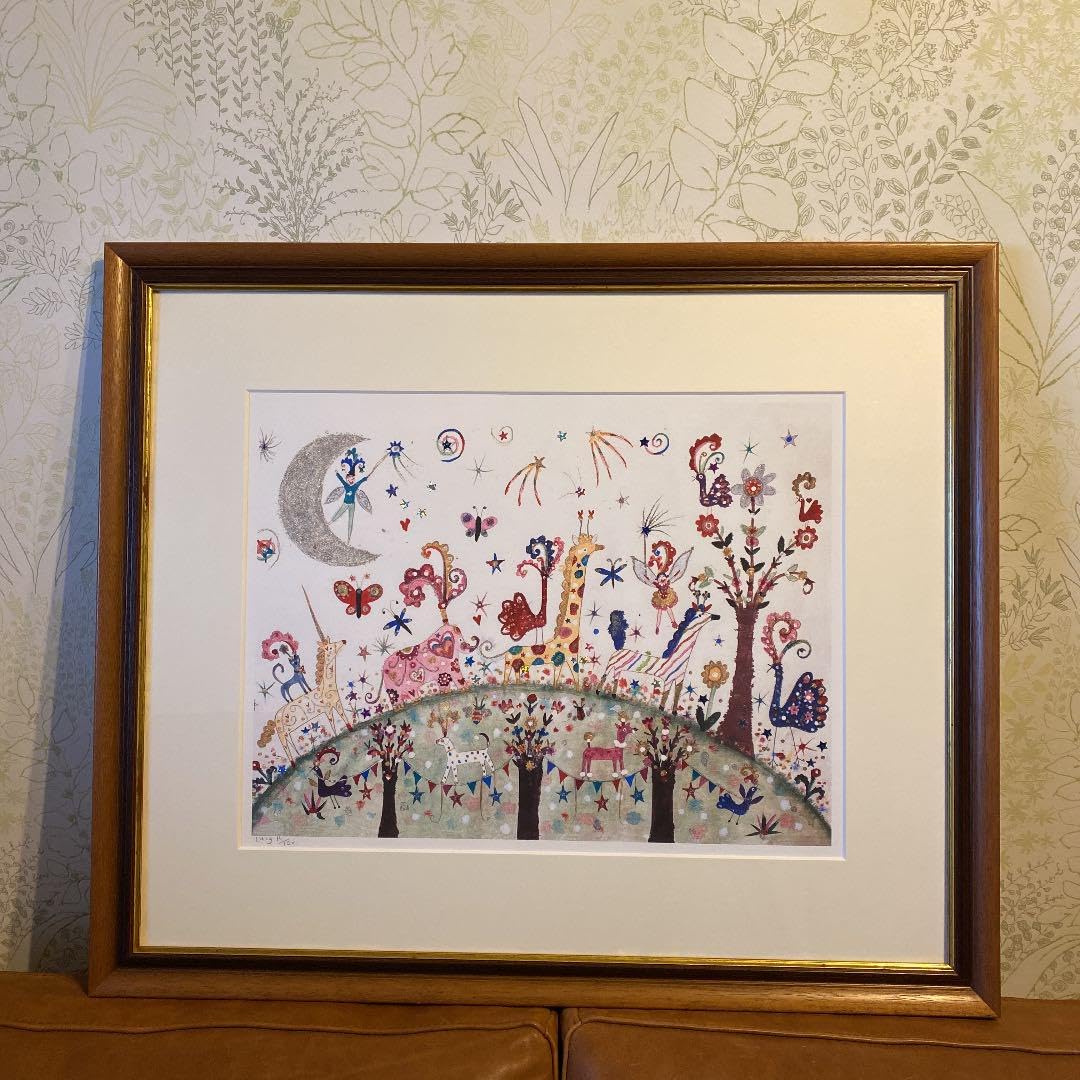 限定ルーシークリボンLucyClibbon絵画絵アートイラスト 額