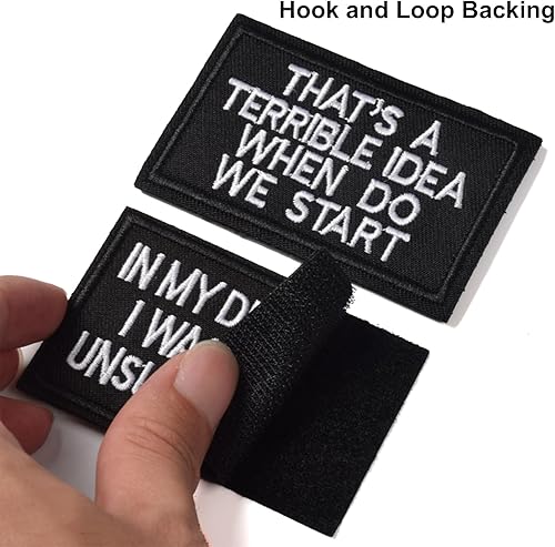 Miniatura 3 de GYGYL - Paquete de 20 parches tácticos de moral, juego completo de parches de gancho y bucle para bordar gorras tácticas, bolsos, mochilas,