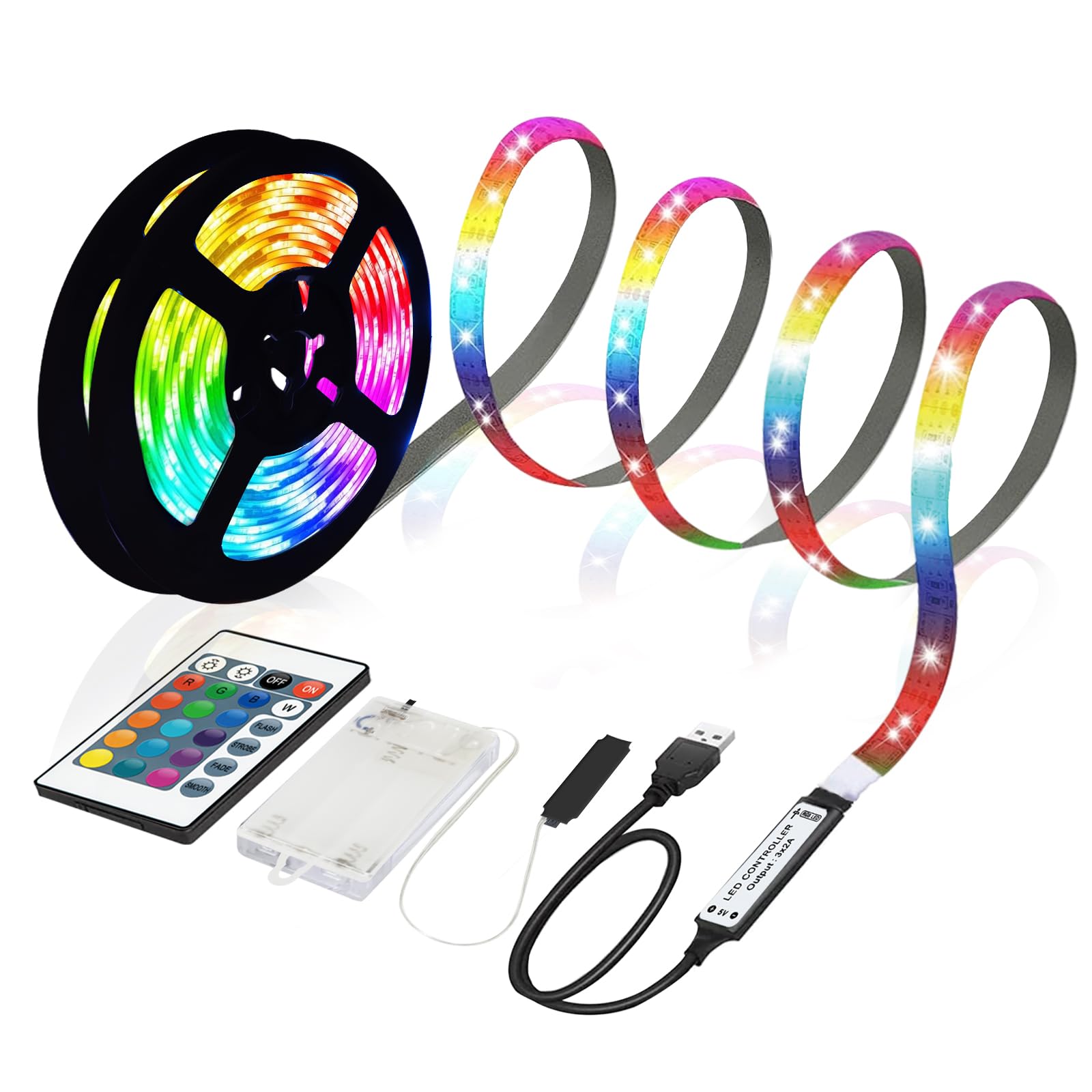 MUSUNIA LED Streifen Batterie