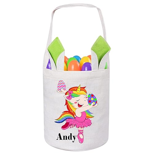 Jocidea - Cesta de Pascua personalizada para niñas y niños, cestas de Pascua personalizadas para niños y niñas, cestas de Pascua personalizadas para