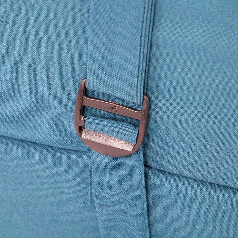 Chauffeuse Convertible 1 Place Coton - Bleu Canard