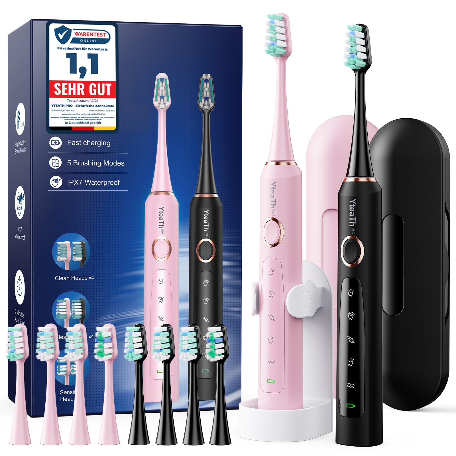 brosse à dent sonique électrique adulte