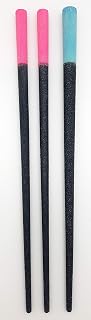 3 Pcs Finger and Toe Nails Cone Round File Stick Cuticle Remover, Assorted Grits.