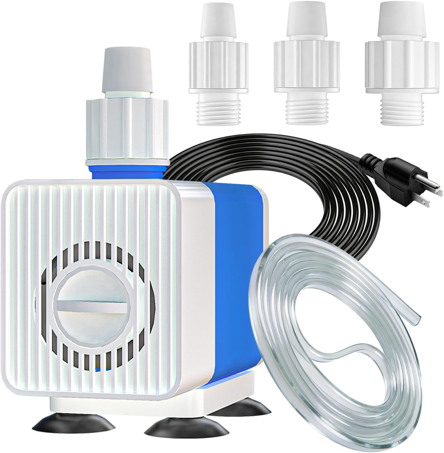 Knifel 530GPH Submersible Water Pump with 4.9ft hose Pond Pumps Ultra-Quiet & Adjustable Flow Rate for Fountains, Hydroponics, Ponds, Aquariums, and More