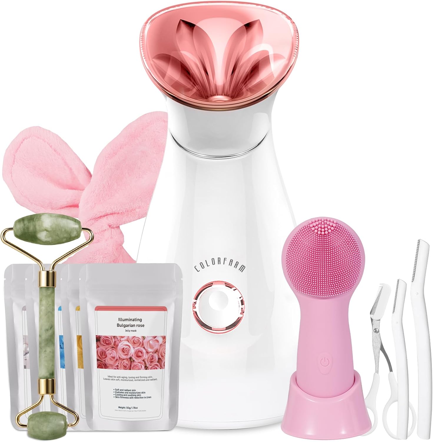 Colorfarm Facial Steamer Spa Kit