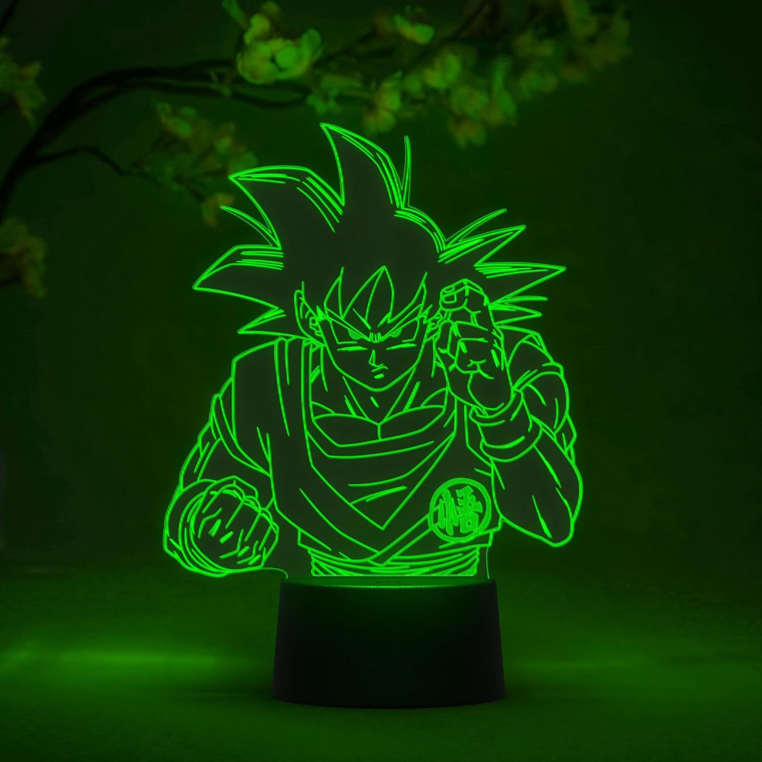 Otaku Lamps Goku Fight Dragon Ball Super – Anime Lamp Figure Night Light, 16 Color RGB LED – Remote, 3D Anime Room Décor Gift for Otaku
