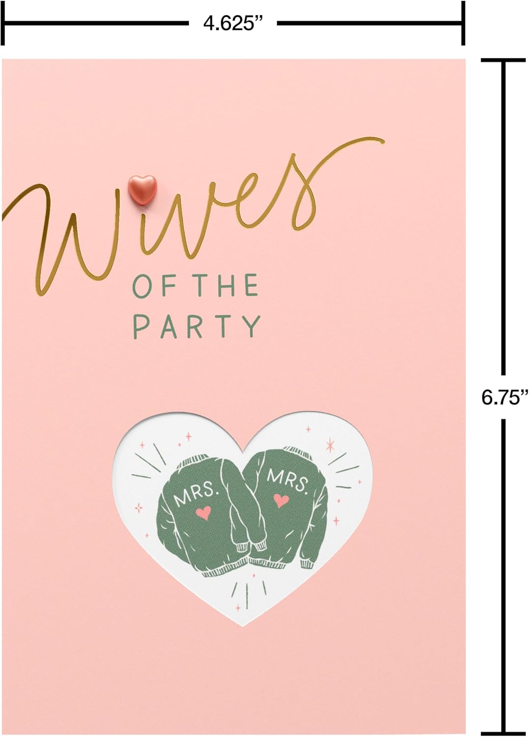 American Greetings Wedding Card for Two Brides (Love Looks Good)