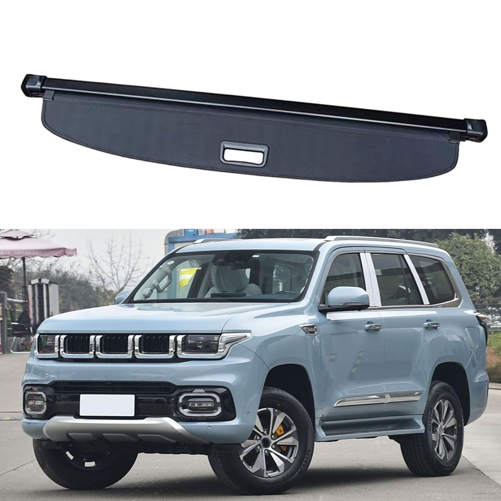 SXLGDW Car Retractable Rear Trunk Parcel Shelf,Compatible with Beijing BJ60 2023-2024,Car parts
