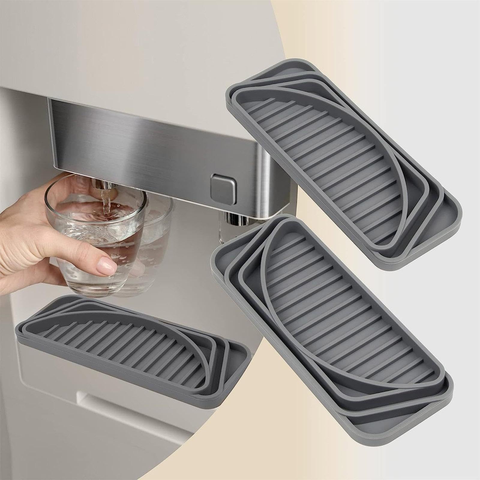 ATORSE® Refrigerator Water Drip Tray Silicone for Water Dispenser Fridge Ice Machine gray (B0D87F6S9G) Amazon Price History, Amazon Price Tracker