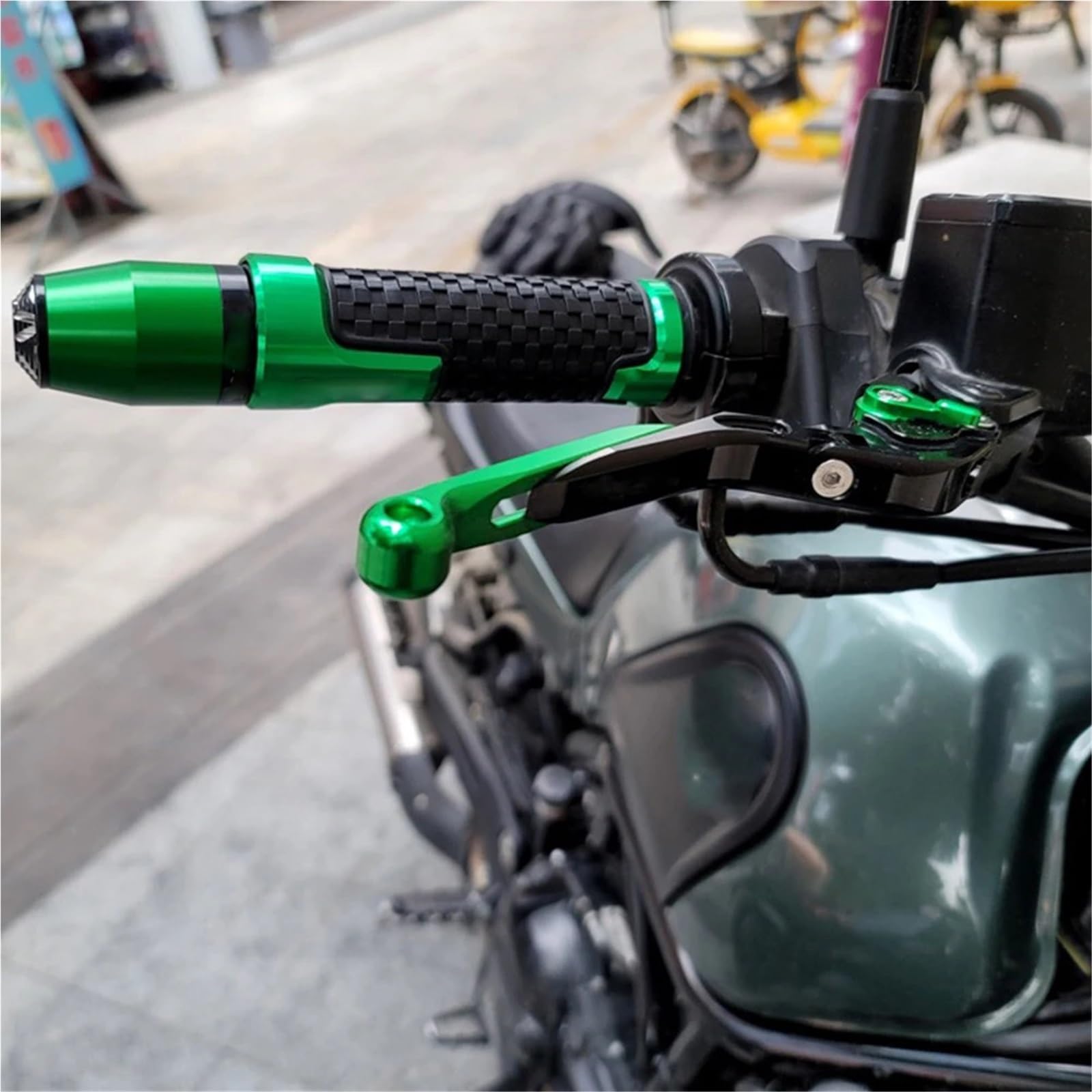 dźwignia sprzęgła hamulca Pasuje do motocykla Kawasaki Z750 2007-2012 Akcesoria hamulcowe dźwignie sprzęgła kierownica końcówki uchwytów Dźwignie hamulca motocykla(Z750 2007-2012-14)