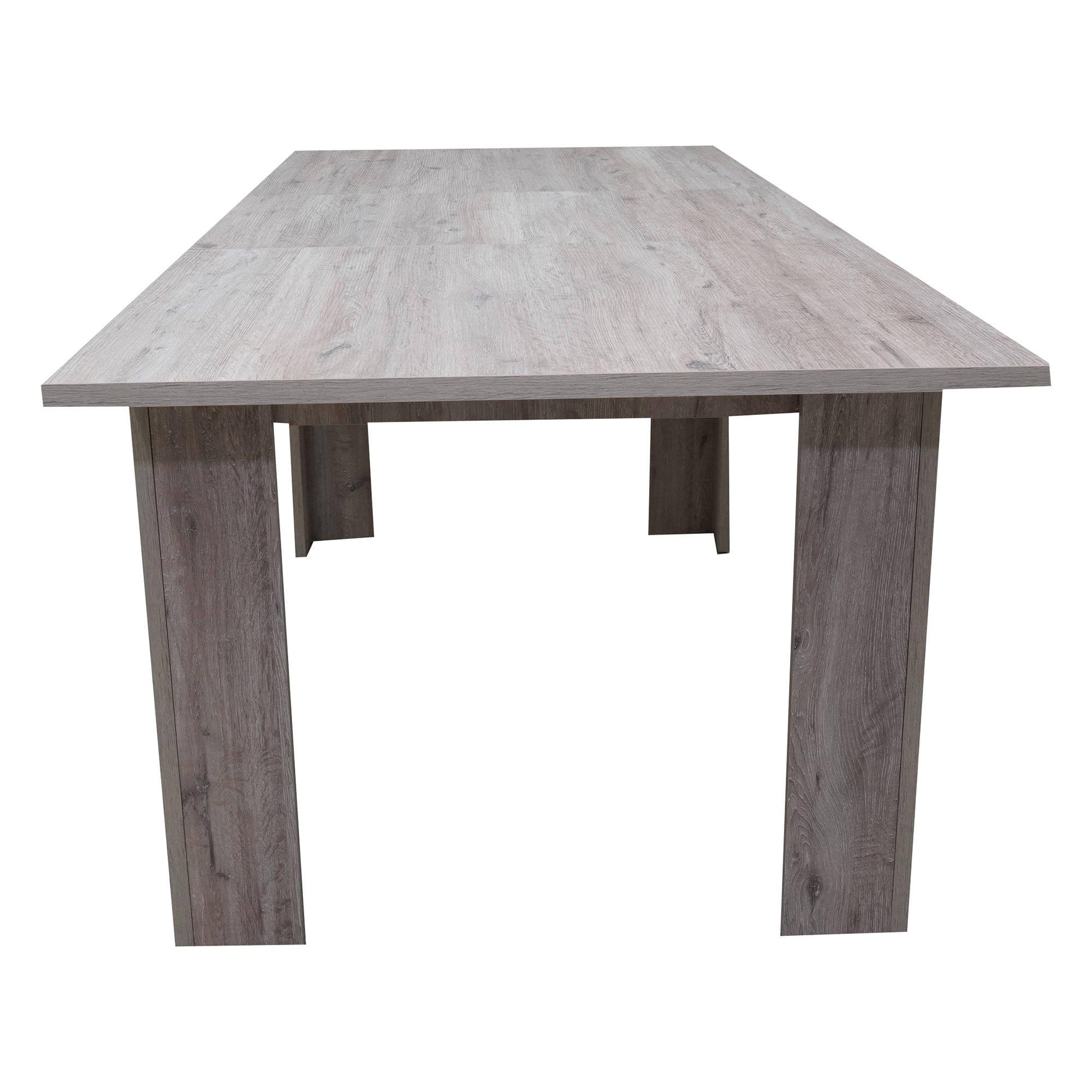 Dmora Table de salle à manger extensible, Console extensible, Table moderne avec rallonge, 160 / 220x88h80 cm, Couleur chêne