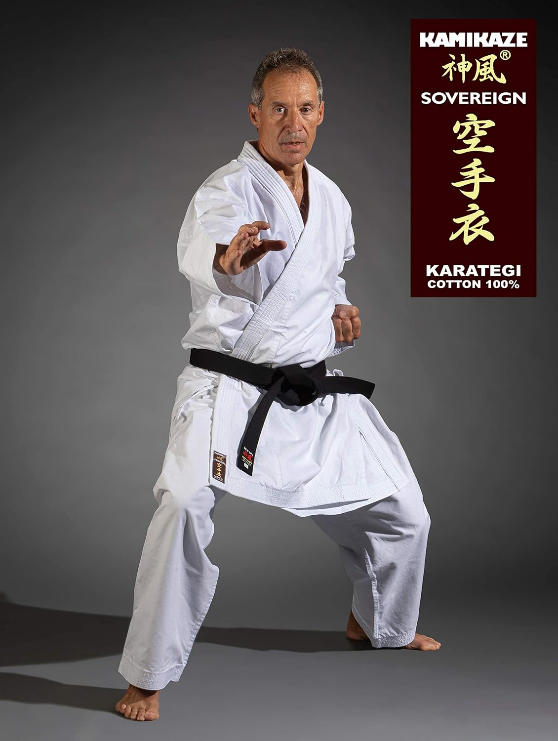 Kamikaze Sovereign Karate Gi Uniform White 100% Cotton