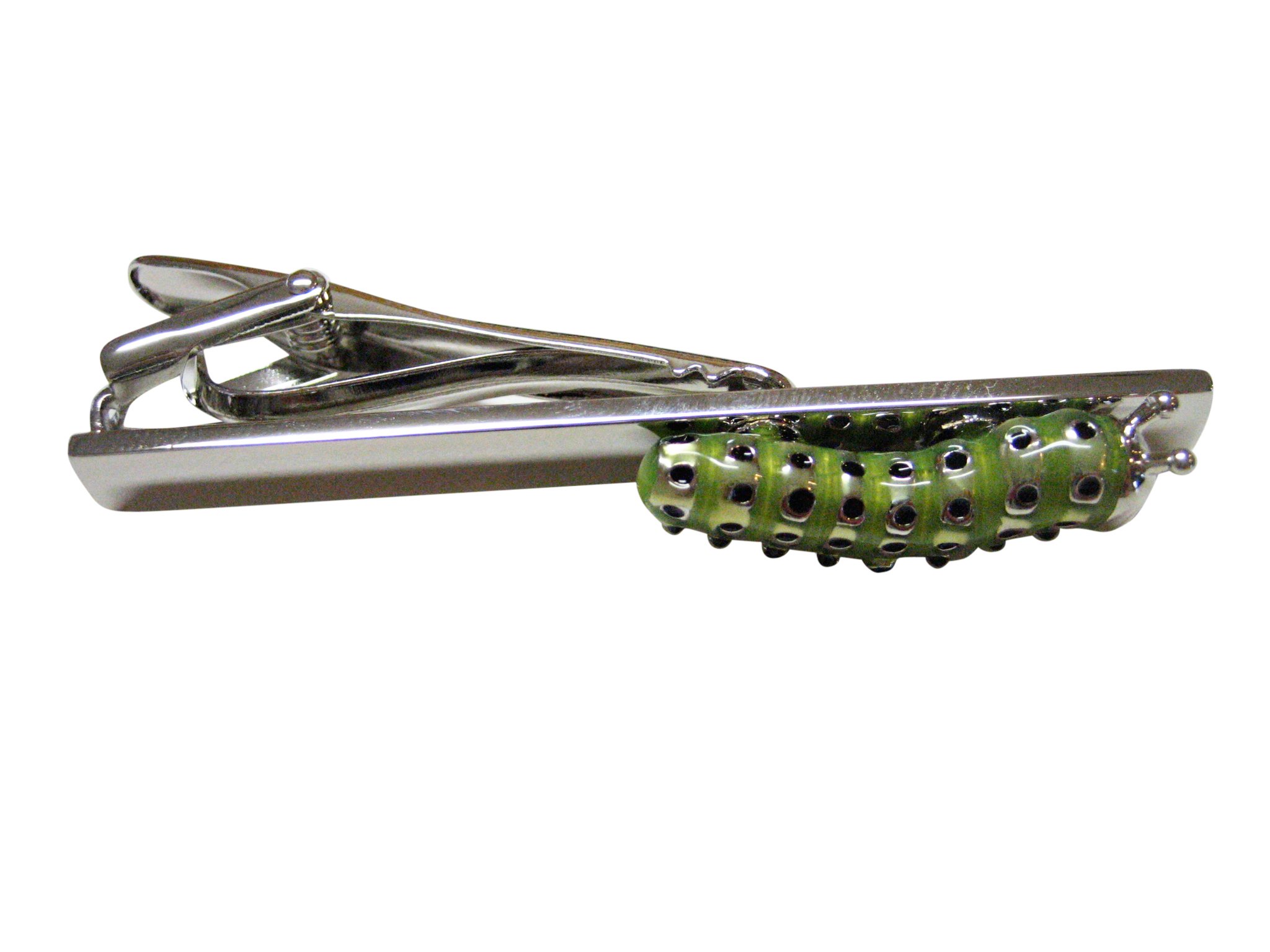 Kiola Designs Caterpillar Bug Insect Square Tie Clip