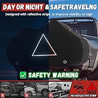 Vista 5 de Funda para bicicleta para transporte en bastidor, 2 fundas para bicicletas al aire libre para 2 bicicletas en la parte trasera, resistente al agua