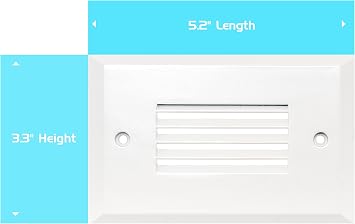 Westgate Lighting Face Plate LED Step Lights (1 White)