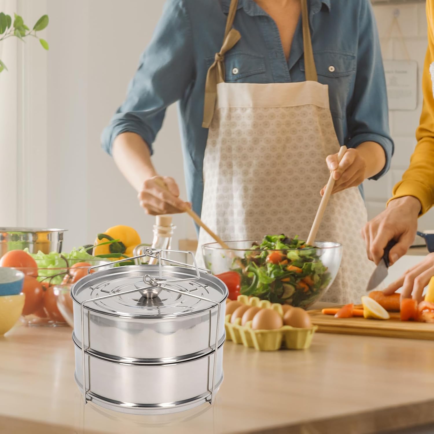 Double the Flavor: Review of the Instant Pot Insert Stainless Steel Steamer for Perfect Dumplings and Veggies