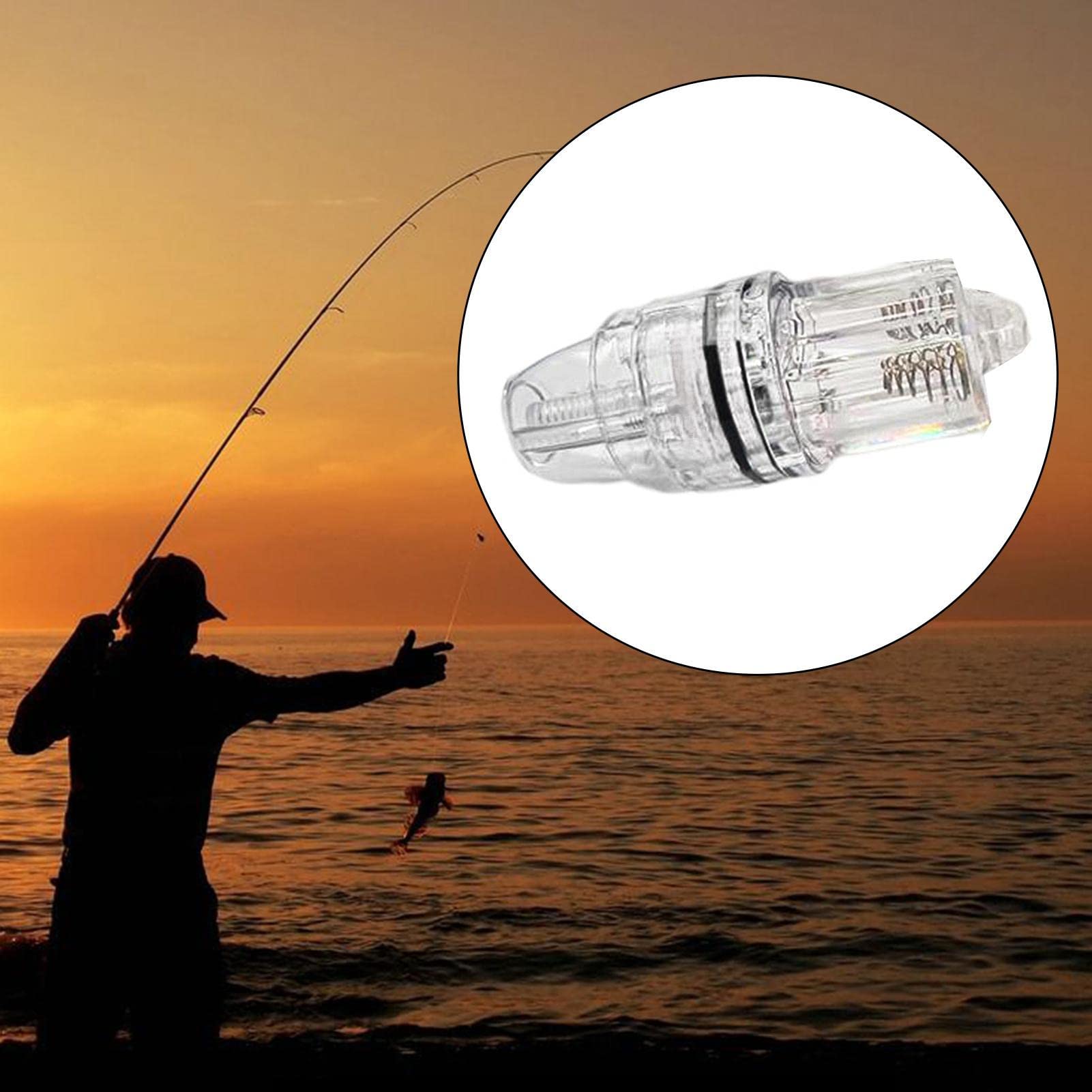 5 Pièces Lumières Leurre De Pêche LED - Lampes Sous-Marines Fisheye Pour Pêche Glace, Mer Et Bateau