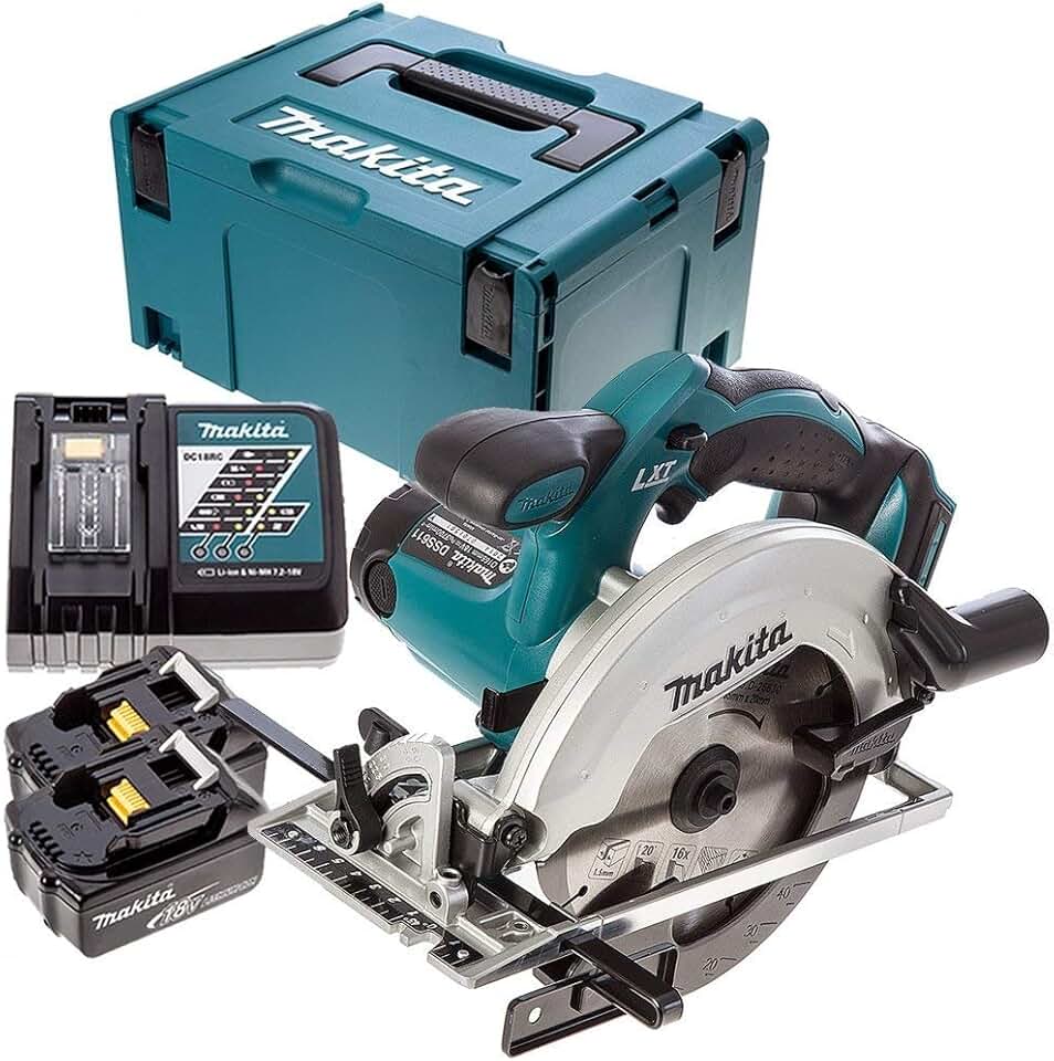 DSS611Z 18V LXT Circular Saw with 2 x 5Ah Batteries, Charger