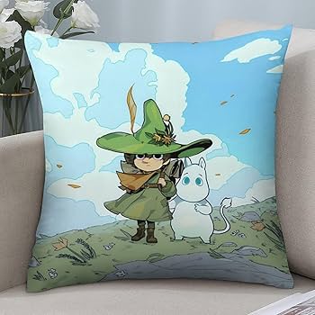 Amazon｜ムーミン スナフキンクッションカバー 抱き枕カバー 4枚