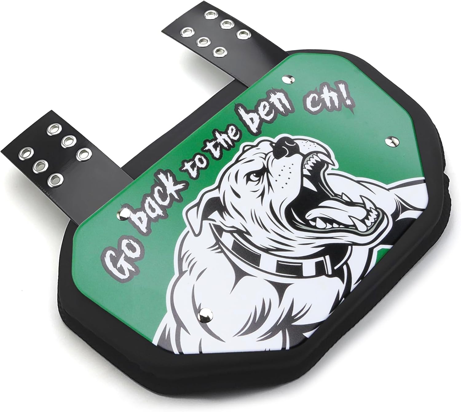 Runxrocy フットボールバックプレート QB 脊椎プロテクター 丈夫で軽量 調節可能なリアパッド フットボールショルダーパッド