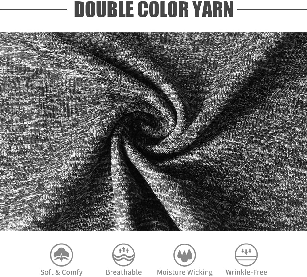 Zengjo Athletic Shirts for Men Short Sleeve Quick Dry Workout Running Gym Sport Exercise Tee Moisture Wicking - Image 5