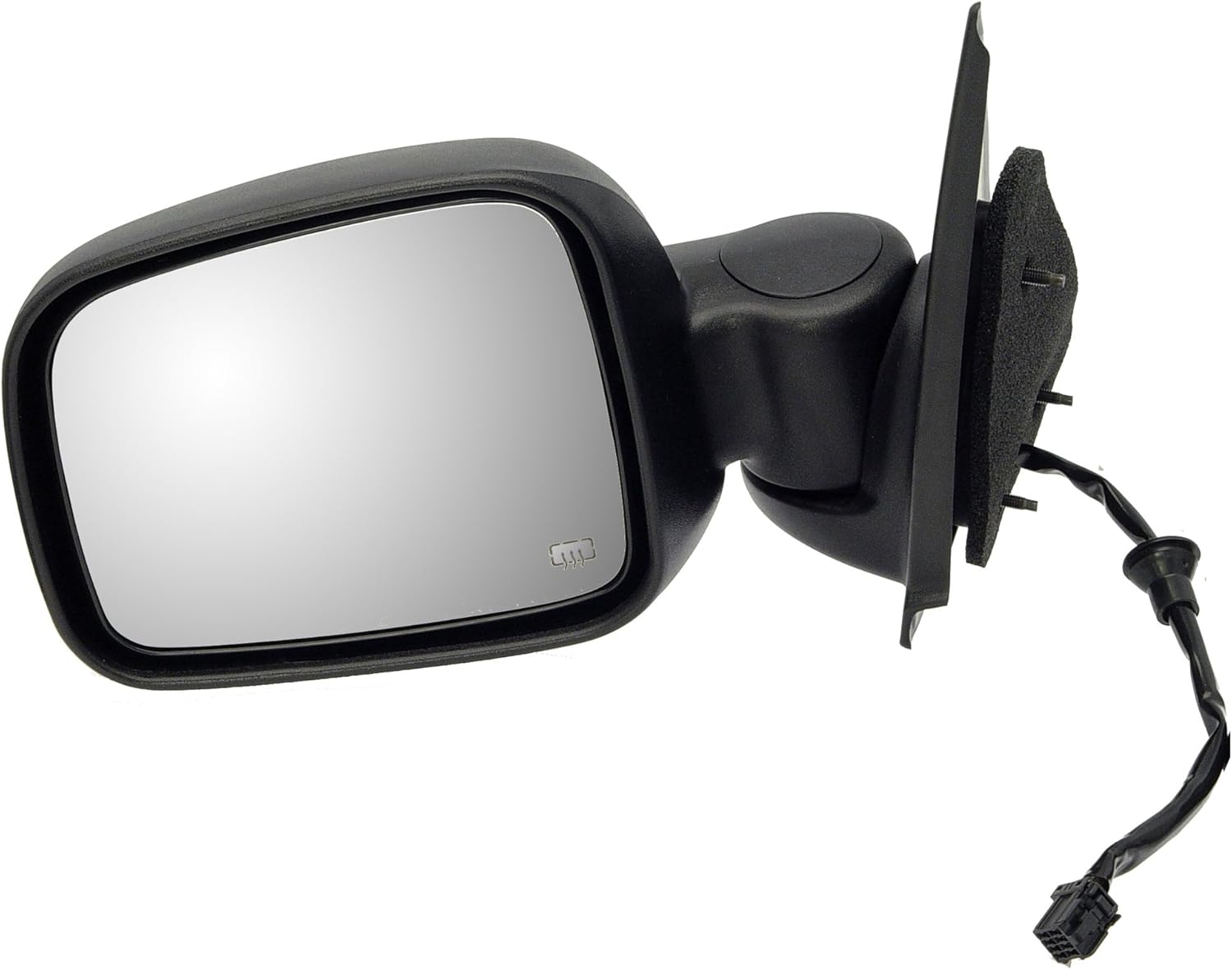 Dorman 955-1395 Driver Side Power Door Mirror - Heated / Folding Compatible with Select Jeep Models, Black