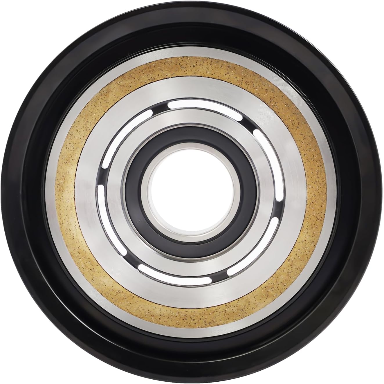 AC Compressor Clutch, Auto Air Compressor Clutch Oil Assembly Kit Pulley Bearing Coil Plate for 2003-2008 D0dge Ram 1500/2500 8 CYL 5.7L