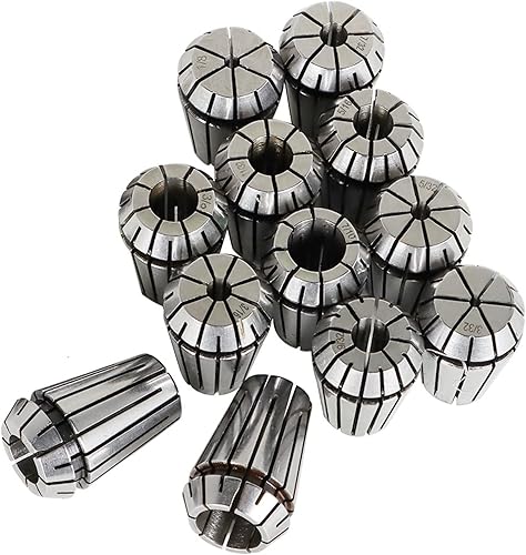 Miniatura 3 de Juego de pinzas de resorte ER16 12 unids 132-38 para máquina de grabado CNC fresado torno herramienta titular