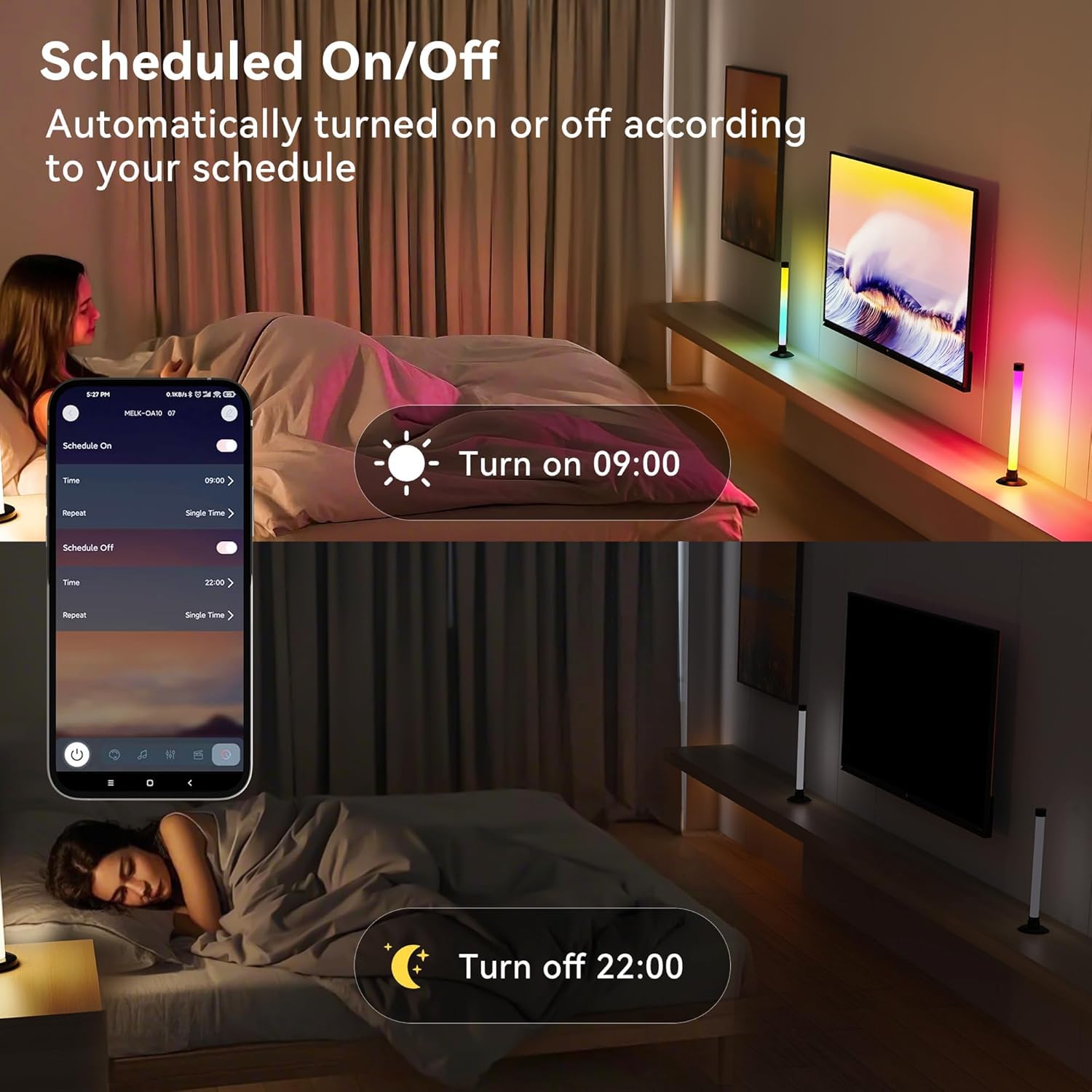 XERGY RGB Table Lamp - Music Sync & App Control -6 XERGY RGB Table Lamp - Music Sync & App Control -6