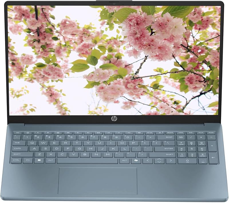 Portable 15'' HD Micro-Edge IPS Laptop, Intel Pentium Processor Up to 3.68GHz, 4GB DDR4, 128GB SSD, HDMI, Webcam, Ultra-Fast 6th Gen WiFi, Windows 11 OS, Dale Blue