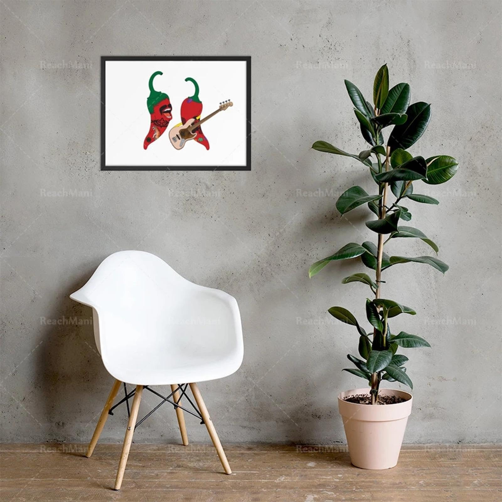 Klasyczny czerwony ostry pieprz malarstwo sztuka ścienna nowoczesny styl drukuj wystrój domu 70 x 100 cm bez ramki