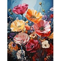 XFENDOUDOU Canevas Kit Complet Adulte Debutant Point De Croix Machine à