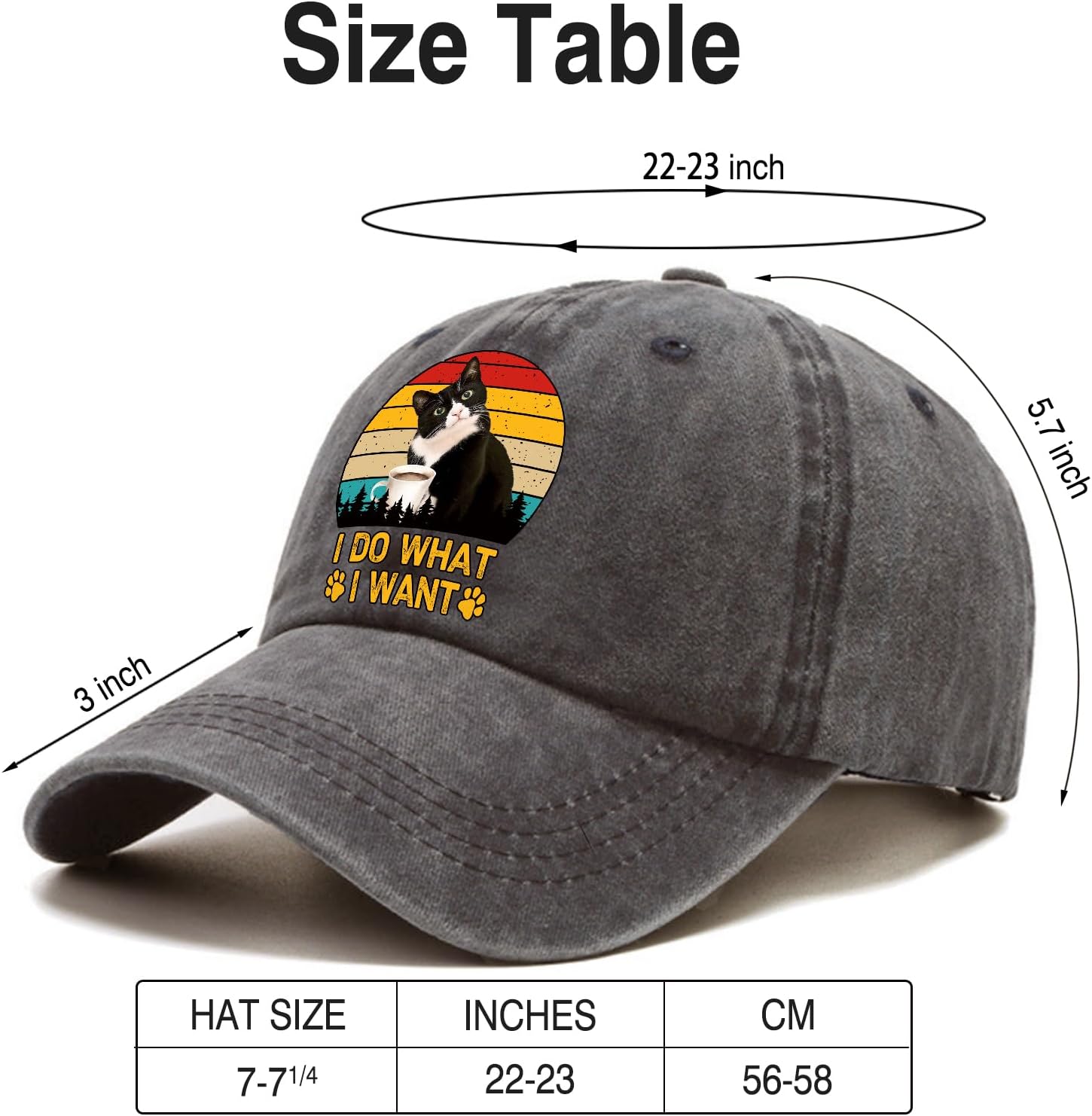 Men Style Baseball Cap, Vintage Adjustable Dad Hat, Funny Funny Gifts for Men Husband Dad Stepdad Uncle Grandfather - Image 2