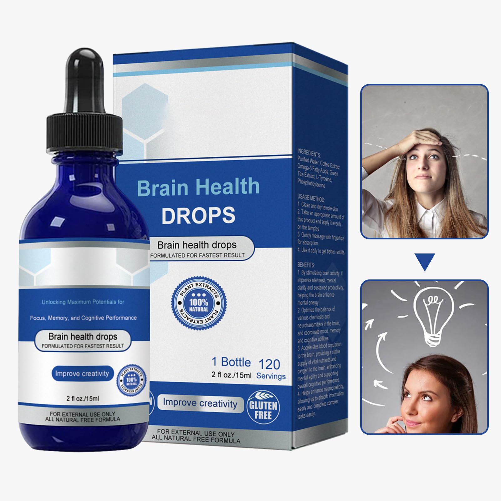 Calm Essentiall Oil, 15ml Chill Out Calming Roll on Essentiall Oil Blend, Brain Health Drops, Calming Pure & Natural Essentiall Oil, Body Care Drops for Stress Ease,Stress Ease Oil for Women Men