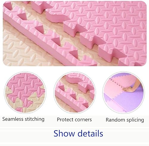 Miniatura 3 de ASPZQ Alfombrillas de espuma entrelazadas impermeables a prueba de polvo Equipo de juego suave utilizado para la habitación del bebé, patio de